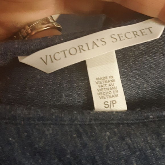 Victoria Secret Blue Speckled Romper Sz S - Picture 4 of 4